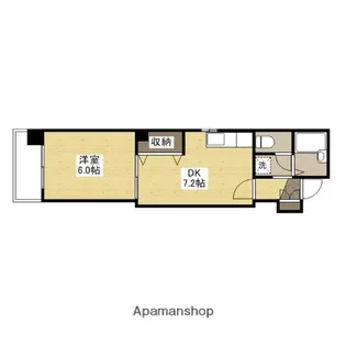 WELCOME舟入【7階】の間取り