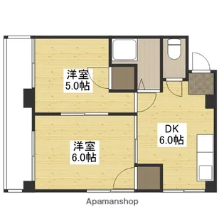 ヤマトビル【4階】の間取り
