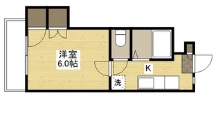 滝川ビル(大芝)【101号室】の間取り