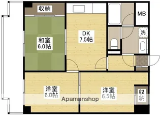 パール西広島【4階】の間取り