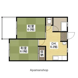 細川ビル【2階】の間取り
