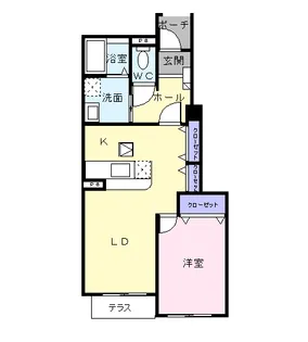 エテルノ【1階】の間取り
