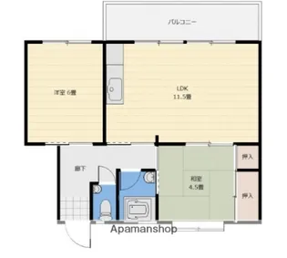 鈴が台 E棟【2階】の間取り
