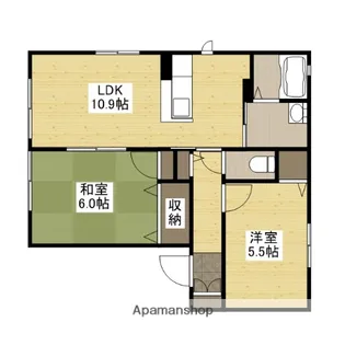 パストラルコート【1階】の間取り