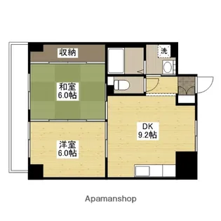 フレア21三滝【403号室】の間取り