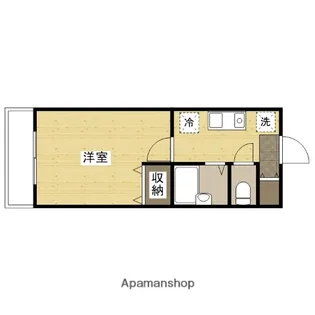 田中興産第12ビル【4階】の間取り