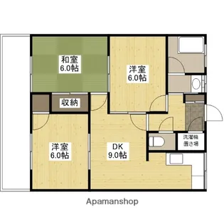 コーポ田中【3階】の間取り