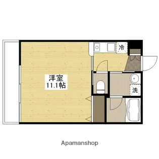 フリージアコート【8階】の間取り