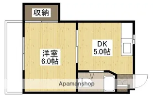 大宮グリーンコーポ【3階】の間取り
