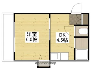 塩本ビル【4階】の間取り