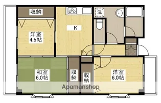 ツインコート翠【1階】の間取り