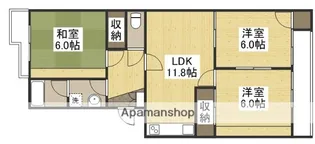 五日市ロイヤルハイツ【2階】の間取り