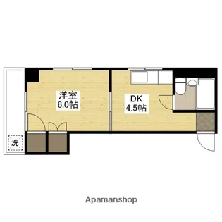 VILLA三篠【3階】の間取り