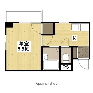 レジャンデール1【5階】の間取り
