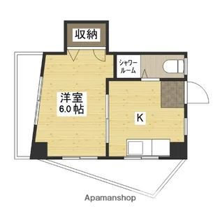 CALM楠木六番館【306号室】の間取り
