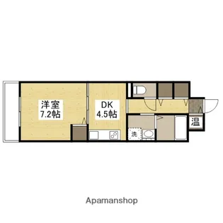 フェリシア西広島駅前【4階】の間取り