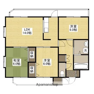 サンテラス根石【3階】の間取り