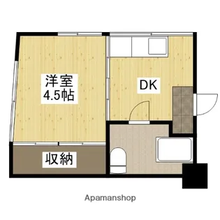 二葉ビル B棟【1階】の間取り