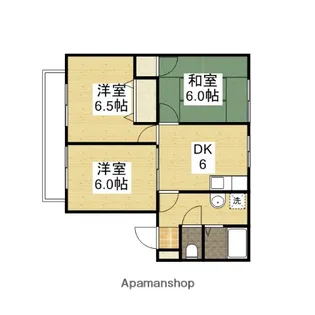 ビューテラス渡辺【1階】の間取り