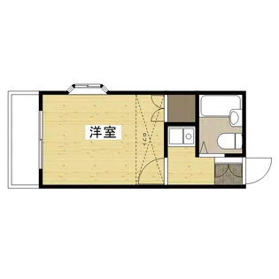 アヴェニュー佐方【2階】の間取り