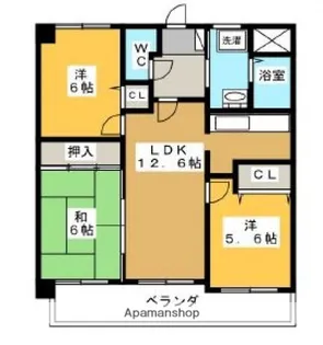 MAENOYA 2ND【3階】の間取り