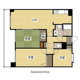ロイヤルクリスタル井口【7階】の間取り