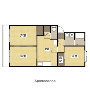 第3高木ビル【4階】の間取り