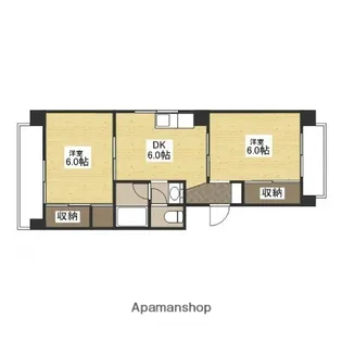 高野ビル【2階】の間取り
