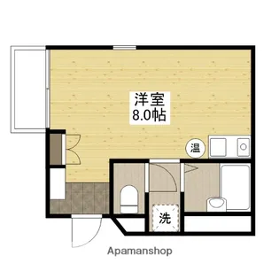 ベルクール桂【3階】の間取り