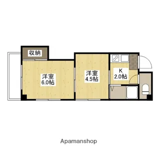 清和榎町【5階】の間取り