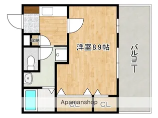 フォブール本町【1階】の間取り