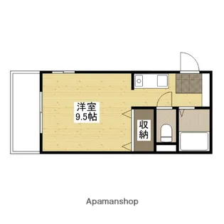 キューブ翠【2階】の間取り