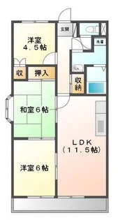 メゾン・ド・K セセラギ【3階】の間取り