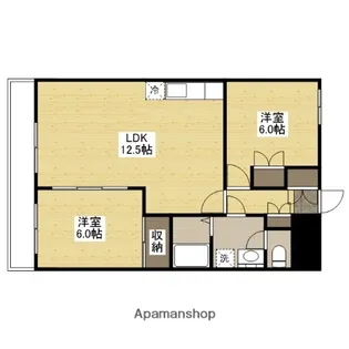 田川ビル【4階】の間取り