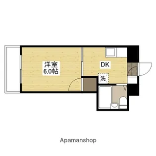 中高下ビル【4階】の間取り