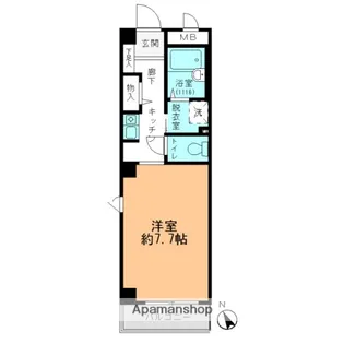 フィネス岡西【3階】の間取り