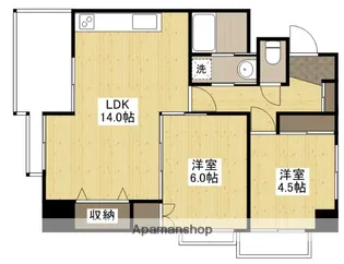IKEDA BUILDING【8階】の間取り
