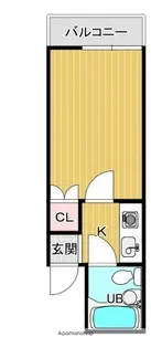 パレグレース和田【3階】の間取り