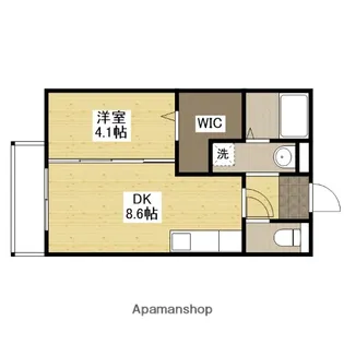 メゾンS・KⅡ【1階】の間取り