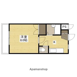 クレール谷本【3階】の間取り