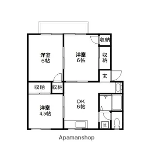 ドミールコーポ【2階】の間取り