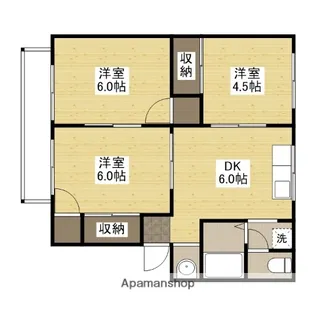 ドミールコーポ【2階】の間取り