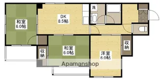 ロイヤル石田A棟【3階】の間取り