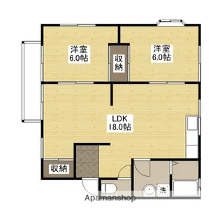 ハイム寺尾【1階】の間取り