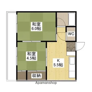 第二楠ビル【3階】の間取り