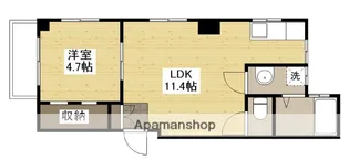 城戸ビル【4階】の間取り