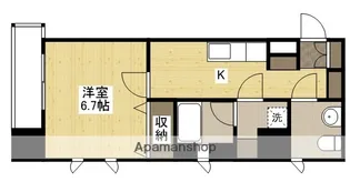 アガトンツインズβ【3階】の間取り
