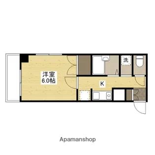 ウエストサイドアベニュー【3階】の間取り