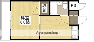 井口ビューハイツ【3階】の間取り