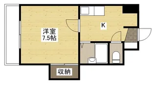 ルミノーソ三篠【507号室】の間取り